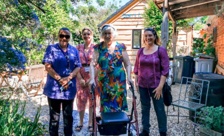 Garden visit in the Sunshine boosts Mental Well-being of Wright Care at Home Customer…